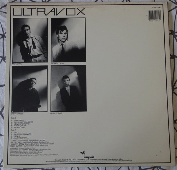 Master Release: Vienna by Ultravox