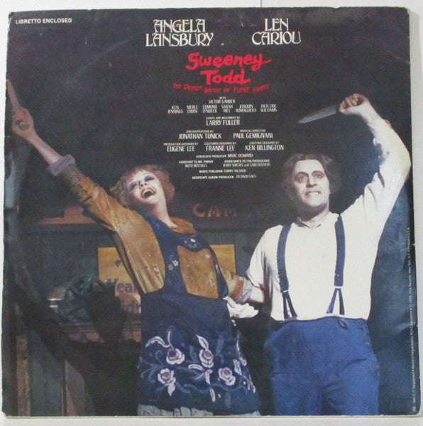 Master Release: Sweeney Todd: The Demon Barber Of Fleet Street (Original Cast) by Angela Lansbury