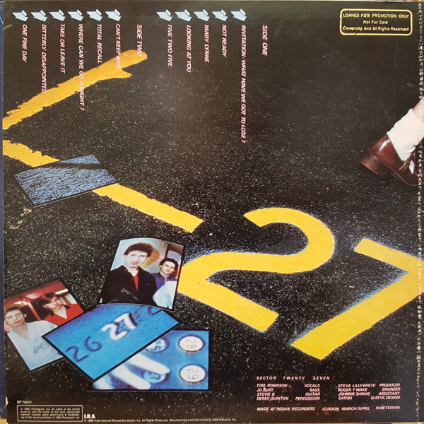 Release: Sector 27-Vinyl-US-1980-SP 70013-13121150