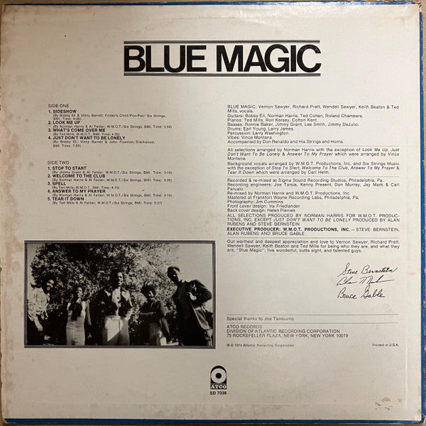 Release: Blue Magic-Vinyl-US-None-SD 7038-27931161