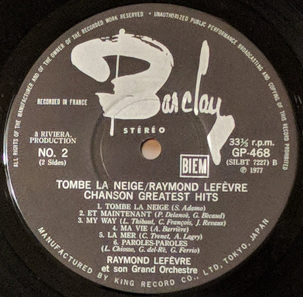 Tombe La Neige Chanson - Greatest Hits