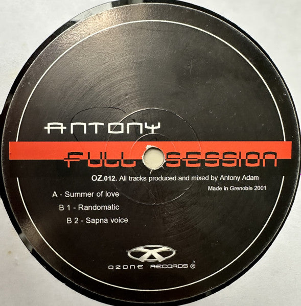 Master Release: Full Session by Antony