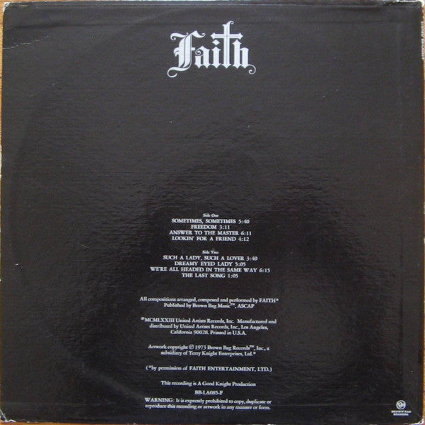 Master Release: Faith by Faith (21)
