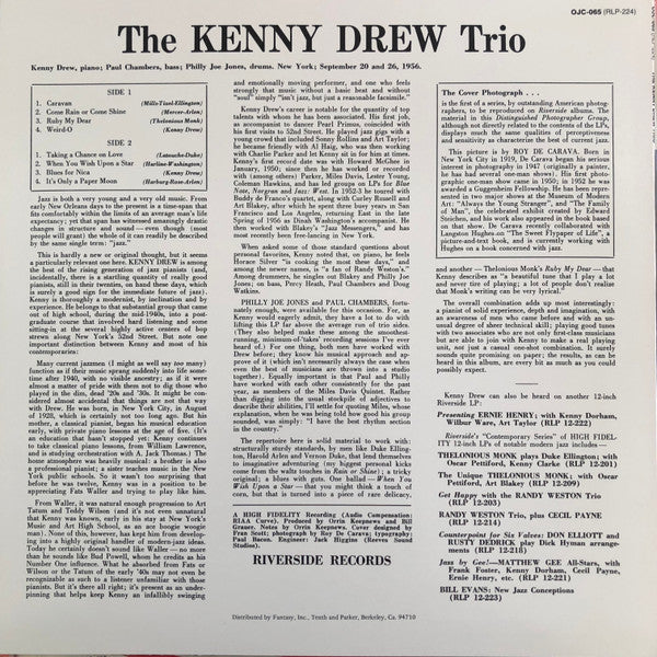 Release: Kenny Drew Trio-Vinyl-US-1983-OJC-065, RLP 224, RLP 12-224-21877960