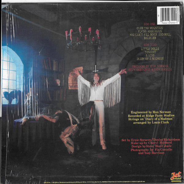 Release: Diary Of A Madman-Vinyl-US-1981-FZ 37492-11380211