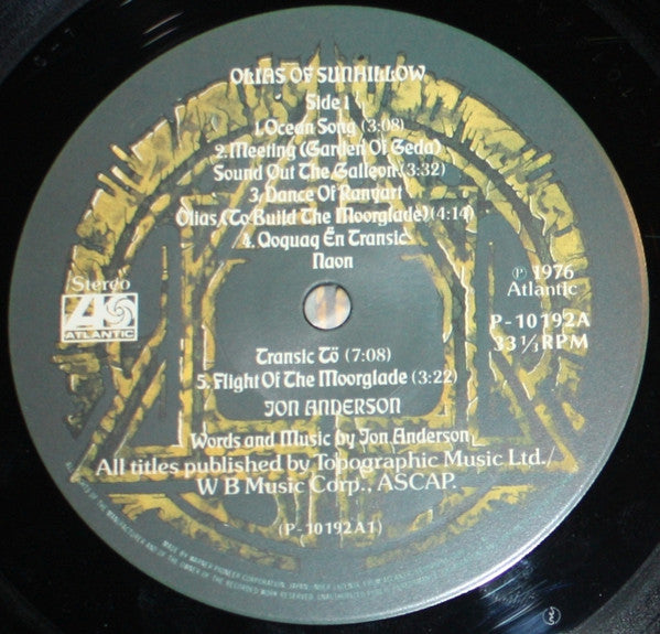 Release: Olias Of Sunhillow-Vinyl-Japan-None-P-10192A-25271032