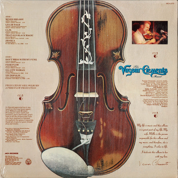 Master Release: The Vassar Clements Band by The Vassar Clements Band