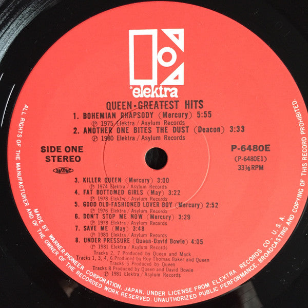 Release: Greatest Hits-Vinyl-Japan-1981-P-6480-13484020