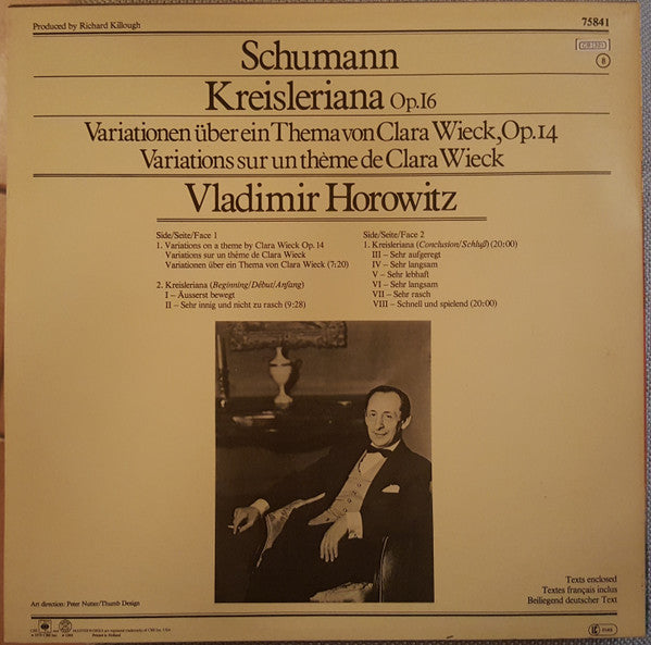 Master Release: Kreisleriana And Variations On A Theme By Clara Wieck by Robert Schumann