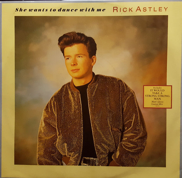 Release: She Wants To Dance With Me-Vinyl-UK-1988-PT 42190-12197283