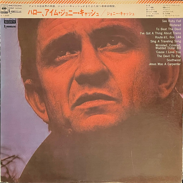 Release: Hello, I'm Johnny Cash-Vinyl-Japan-1970-SONP 50245-14837001