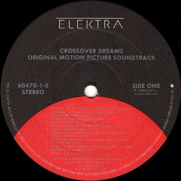 Release: Crossover Dreams (Original Motion Picture Soundtrack)-Vinyl-US-1986-9 60470-1-E, 60470-1-E-20638378