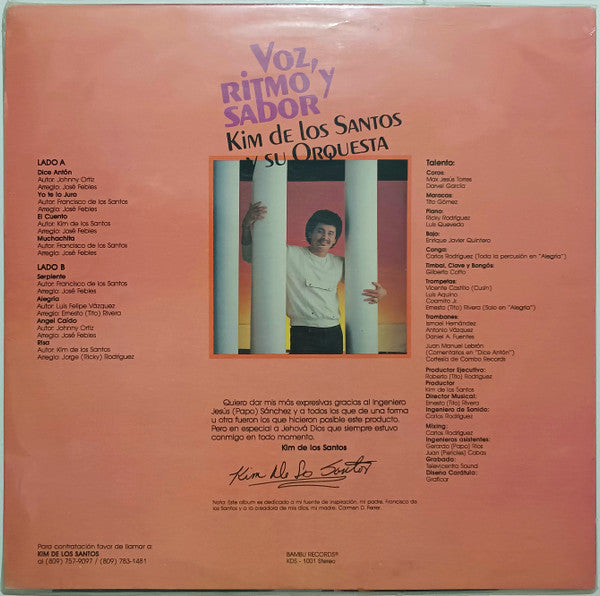Master Release: Voz, Ritmo Y Sabor by Kim De Los Santos Y Su Orquesta