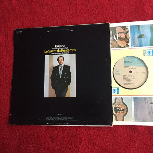 Release: Boulez Conducts Stravinsky's Le Sacre Du Printemps-Vinyl-Japan-1974-SOCL- 1076-13652023