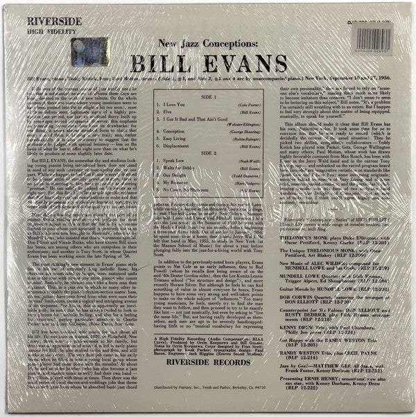 Release: New Jazz Conceptions-Vinyl-US-2014-OJC-025, RLP-223-26593328