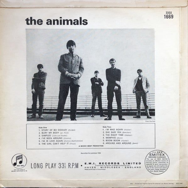 Release: The Animals-Vinyl-UK-1964-33SX 1669-16225147