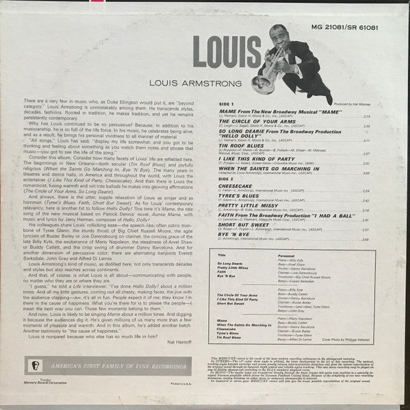 Release: Louis-Vinyl-US-1966-SR 61081, MG 21081-24410111
