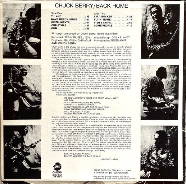 Master Release: Back Home by Chuck Berry