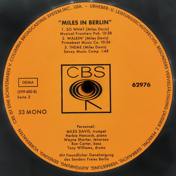 Miles In Berlin
