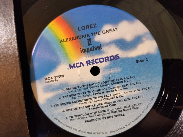 Release: Alexandria The Great-Vinyl-US-1980-MCA-29000, MCA-29000-25207744