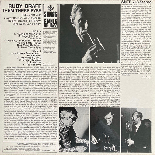 Release: Them There Eyes-Vinyl-UK-1976-SNTF 713-18338512