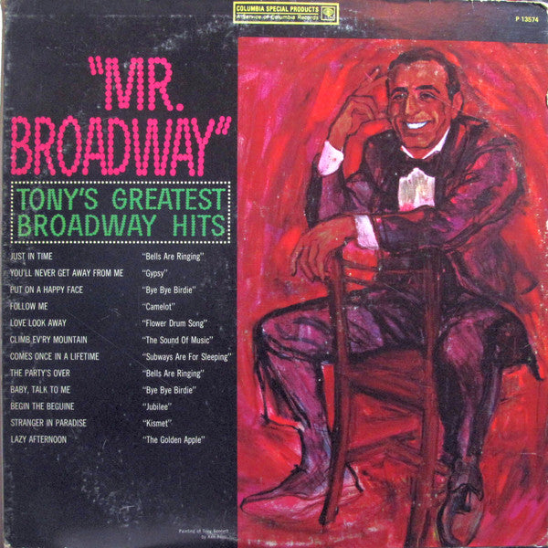 Release: Mr. Broadway (Tony's Greatest Broadway Hits)-Vinyl-US-None-P 13574-11119461