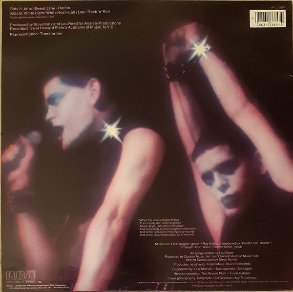 Release: Rock N Roll Animal-Vinyl-US-None-AYL1-3664, AYL1-3664-22950011