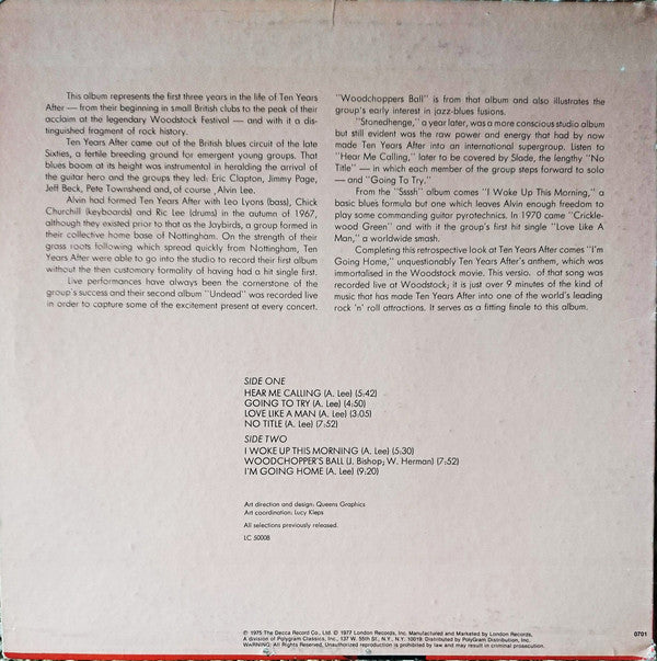 Master Release: Goin' Home! by Ten Years After