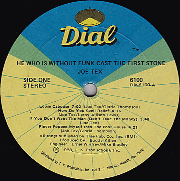 Master Release: He Who Is Without Funk Cast The First Stone by Joe Tex