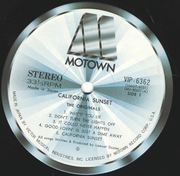 Release: California Sunset-Vinyl-Japan-1976-VIP-6362, SMOT-6131-19122598
