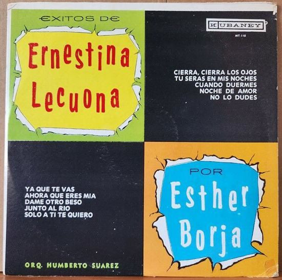 Esther Borja Interpreta Canciones Inolvidables De Ernestina Lecuona