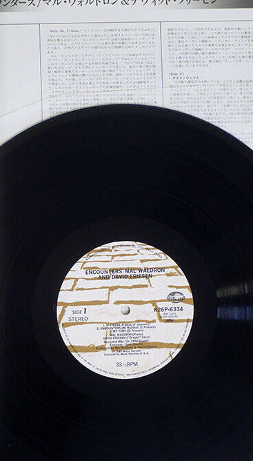Release: Encounters-Vinyl-Japan-1985-K26P 6334, K26P-6334-11996302