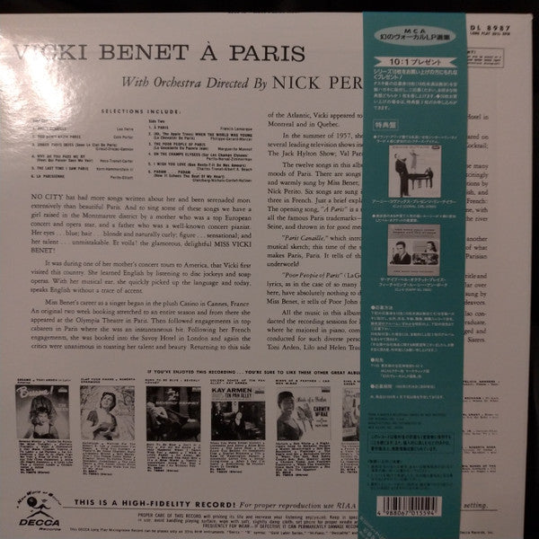 Vicki Benet a Paris