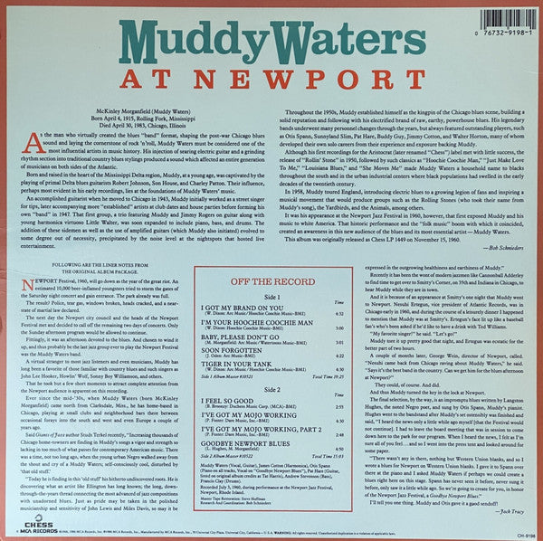 Release: Muddy Waters At Newport 1960-Vinyl-US-1986-CH-9198, CH-9198-14833899