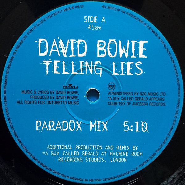 Release: Telling Lies-Vinyl-UK-1996-74321 39741 1-88710