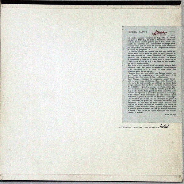 Release: The Four Seasons-Vinyl-France-None-SLC-23, SLC 23-10085651