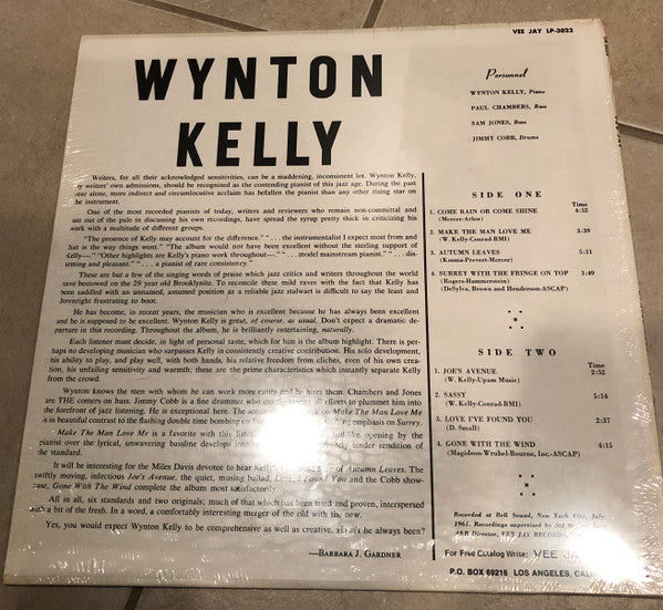 Release: Wynton Kelly!-Vinyl-US-1978-SR-3022-13374480