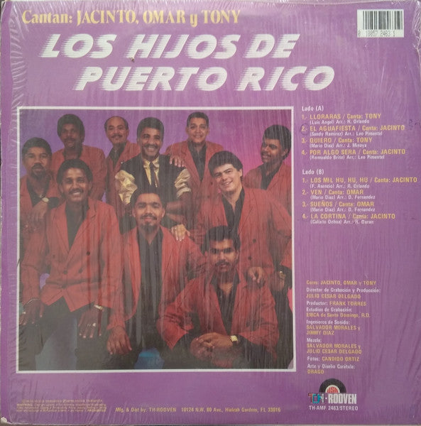 Master Release: Cantan: Jacinto, Omar Y Tony by Los Hijos de Puerto Rico