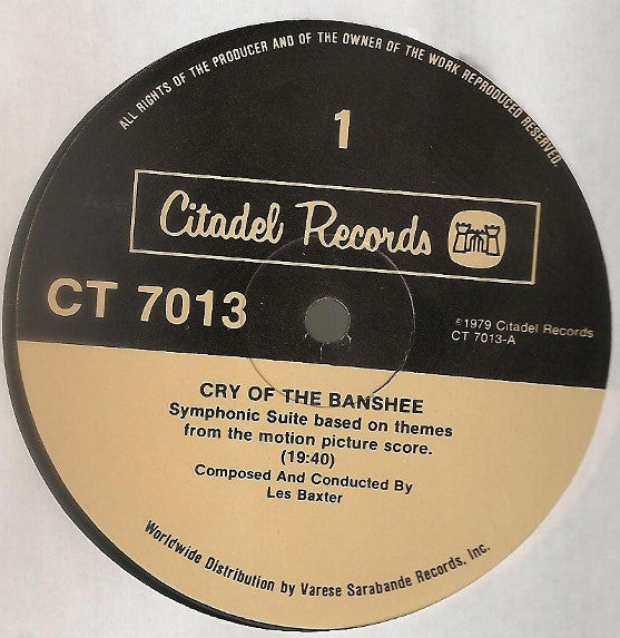 Master Release: Cry Of The Banshee (Original Motion Picture Score) / The Edgar Allan Poe Suite (Original Television Score) by Les Baxter