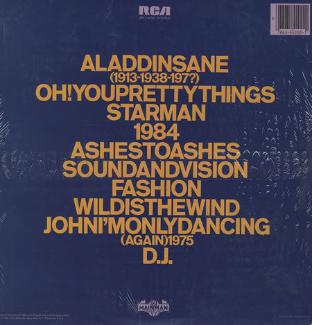 Release: ChangesTwoBowie-Vinyl-US-1981-AFL1-4202-10634351