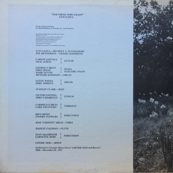 Master Release: For Those Who Chant by Luis Gasca