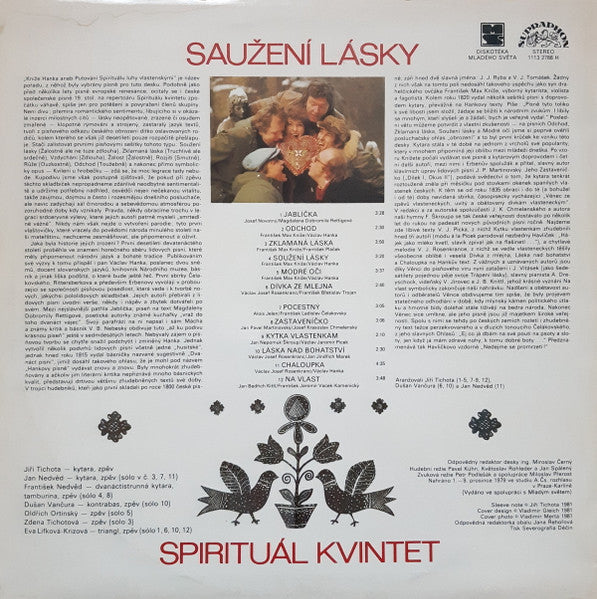 Release: Saužení Lásky-Vinyl-Czechoslovakia-1981-1113 2788-22300567
