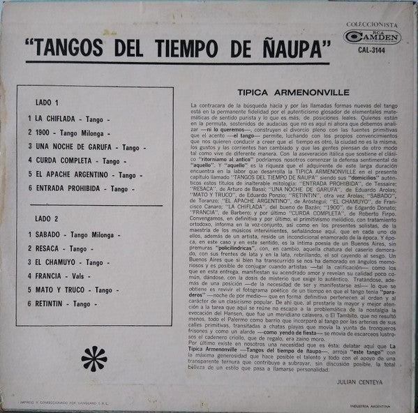 Release: Unknown Release-Vinyl-Argentina-None-CAL-3144-16178167