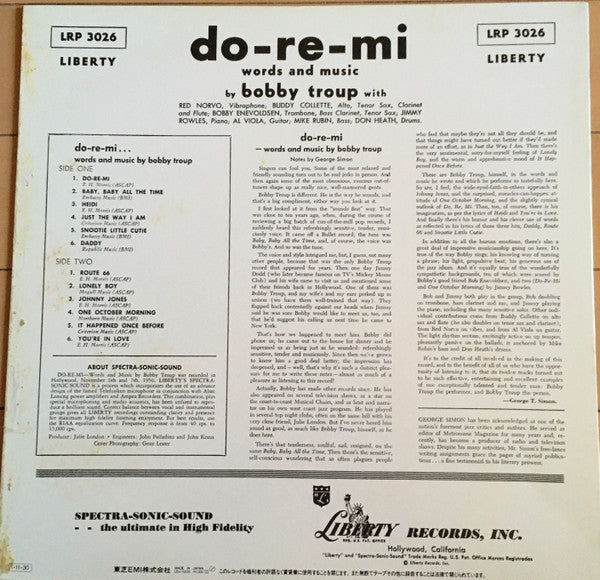 Master Release: Do Re Mi by Bobby Troup