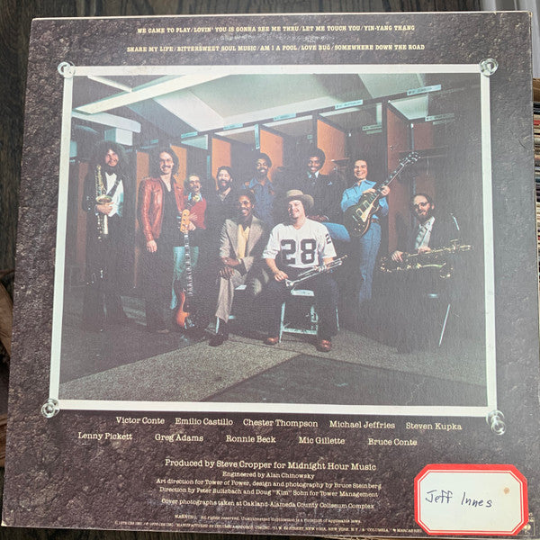 Master Release: We Came To Play by Tower Of Power