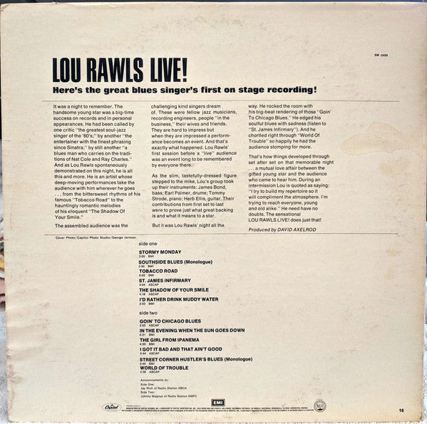 Release: Live!-Vinyl-US-None-SM-2459-12160052