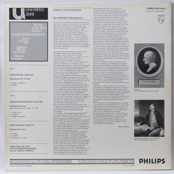 Release: Classical Harp Concertos-Vinyl-Germany-None-6581 006-13686278