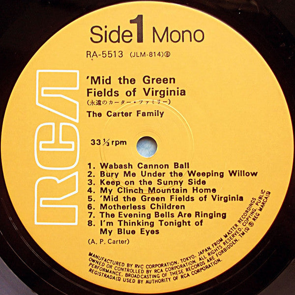 'Mid The Green Fields Of Virginia = 永遠のカーター・ファミリー