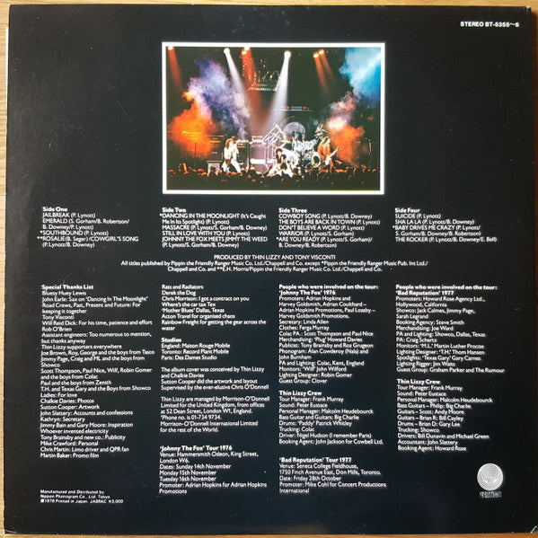 Master Release: Live And Dangerous by Thin Lizzy