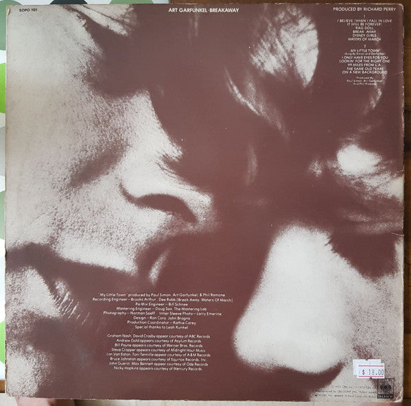 Release: Breakaway-Vinyl-Japan-1975-SOPO 101-12640480